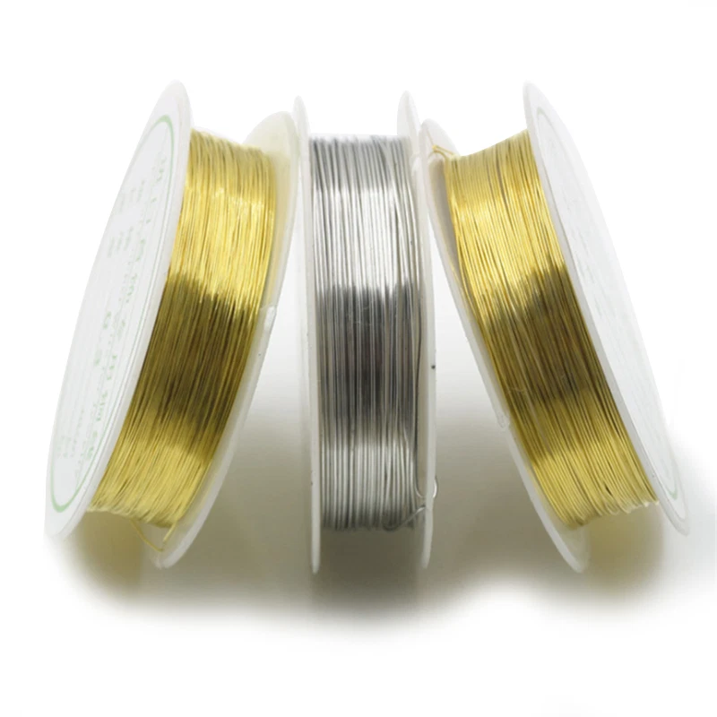 Wholesale Lot Soft Copper Wire Wire line for DIY Jewelry Making 0.2 0.8mm