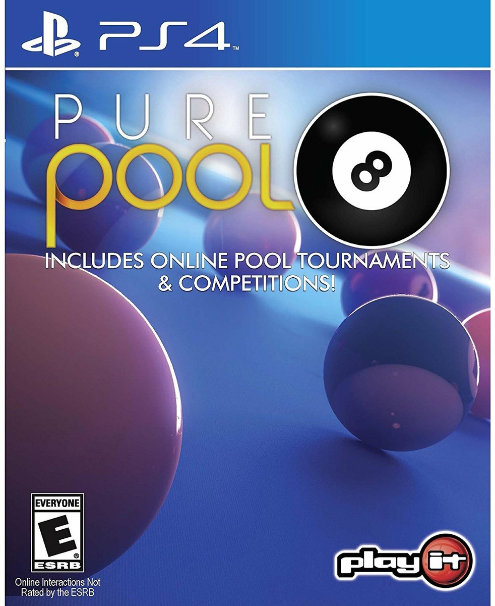 PURE POOL PS4 NEW! TOURNAMENT, 8,9 BALL, BLACKBALL, FAMILY GAME