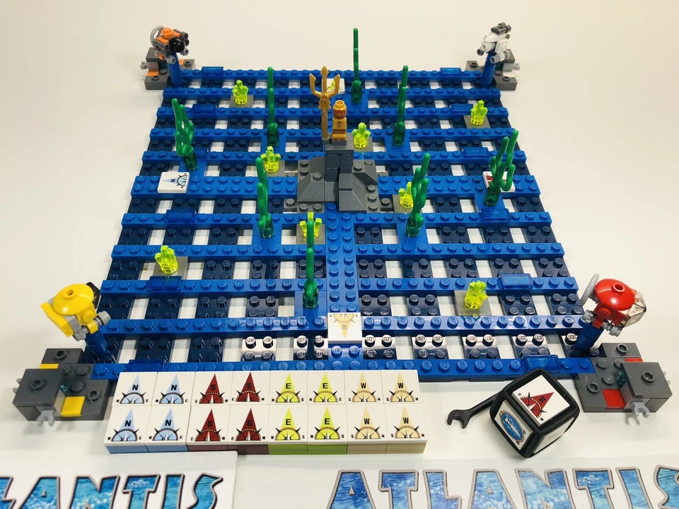 Lego Game: Atlantis Treasure 3851 Complete w/ Instructions - Image 2 of 4