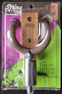  String Swing CC01K-BW Hardwood Home and Studio Guitar Keeper Holder Brand New