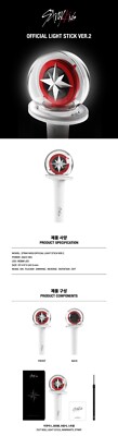 STRAY KIDS - OFFICIAL LIGHT STICK ver.2 STAY FANLIGHT + Free Gift