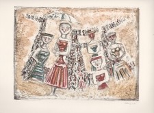 Massimo Campigli - Le vie - Litografia a colori
