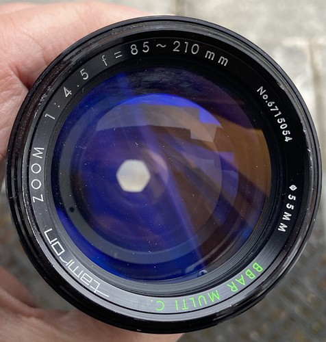 TAMRON 85-210mm f4.5 ADAPTALL ZOOM LENS NO CAMERA MOUNT JUST THE VINTAGE LENS - Foto 7 di 9