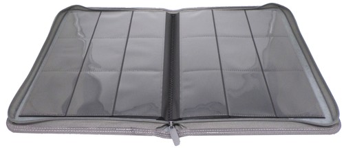 Docsmagic.de Premium Pro-Player 9-Pocket Zip-Album Silver - 360 Card Binder - MT - Picture 2 of 2