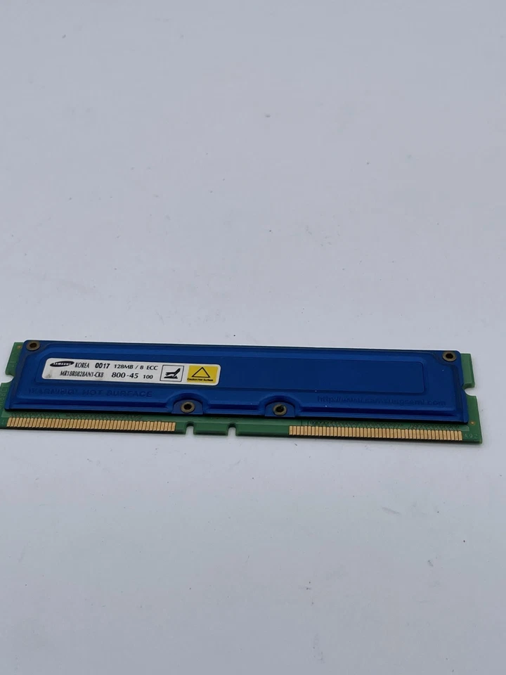 Samsung 800-45 MR18R082AN1-CK8 RDRAM Total Capacity 128MB for Windows Desktop PC - Image 4 of 4