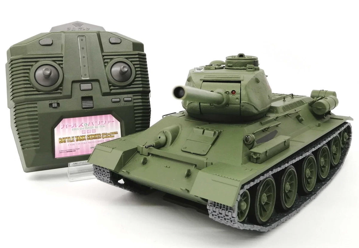 Waltersong Hitec Girls Panzer Movie Version 1/24 Rc T-34/85 Green