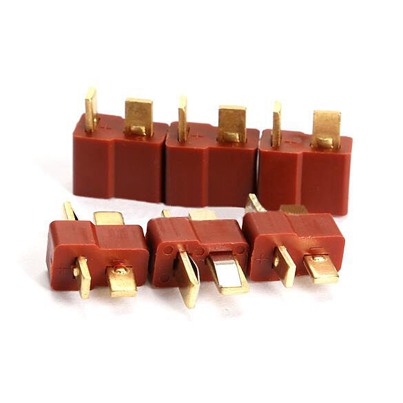 10 Pairs T Plug Male & Female Connectors Deans Style RC LIPO Battery Hobby Set
