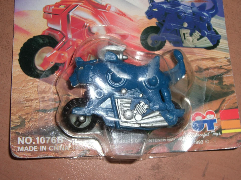 Bicicleta Monster Rider 1993 vintage de juguete retro motorizado por fricción rara Foto 2 de 3