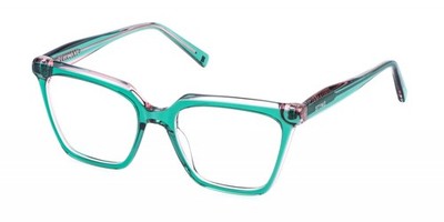 Sting Brille VSJ749 Top rosa+grün glänzend 50/17/135 JUNIOR