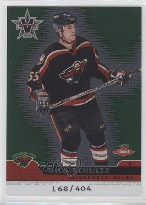 2001-02 Pacific Vanguard Rookie 168/404 Nick Schultz #117 Rookie RC no9