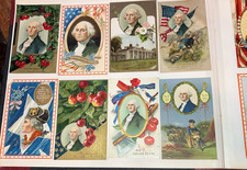vintage scrapbook G. Washington postcards, Am...