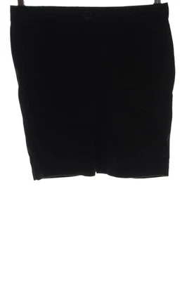 MANGO Bermuda Dames Pantalon T EU 38 noir style décontracté - Photo 1/4