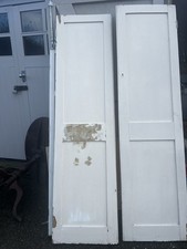 Antique Victorian Shutter Doors – Solid Wood Decorative Architectural Salvage