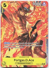 2025 One Piece Portgas D. Ace Alt Art PRB02-018 The Best Vol. 2 English NM
