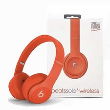 New Sealed Beats Solo3 Wireless On-Ear Headphones Audio - Red Color