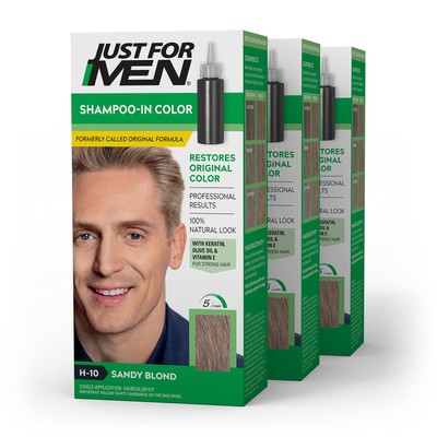 Shampoo-In Color (Formerly Original Formula), Mens Hair Color with Keratin an...