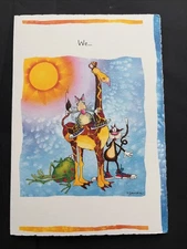 Blue Mountain Arts  giraffe we wish you a Happy BIRTHDAY