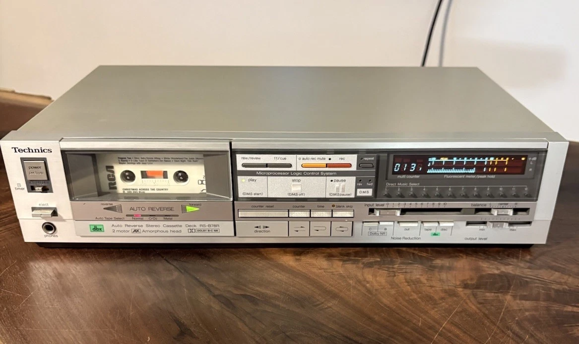 EN PANNE (COURROIES ?): Platine cassette K7 Hifi Vintage TECHNICS 671