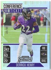 2024 Contenders Football - #9 Derrick Henry Conference Ticket 32/99 Ravens