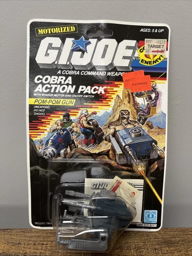 Hasbro G.I.Joe Cobra Action Pack POM-POM GUN 1987