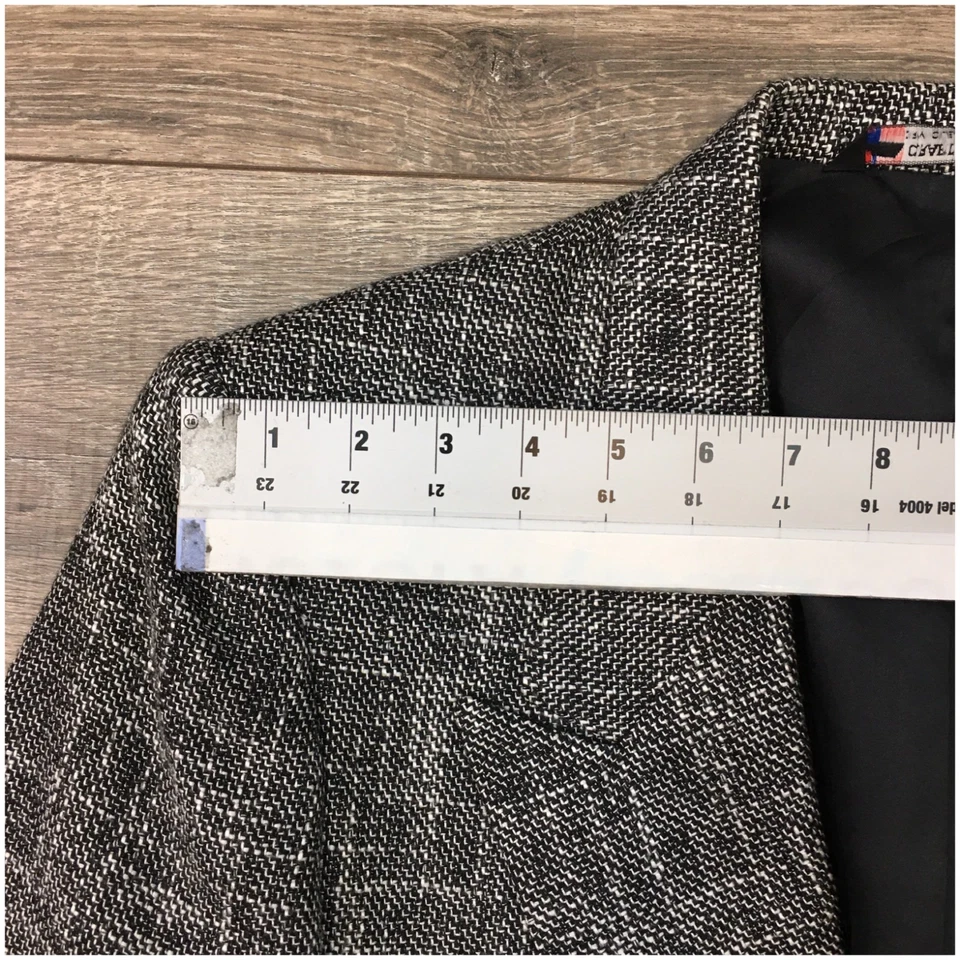 Blazer Abrigo Deportivo DE COLECCIÓN Para Hombres Chaqueta Informal Talla 40R Traje de Lana Informal Foto 4 de 4