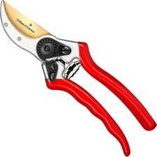 8.5" Titanium Bypass Pruning Shears Heavy Duty Garden Clippers Pruner Tool