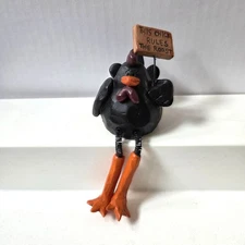 Blossom Bucket Rooster Figure This Chick Rules the Roost Suzi Shelf Sitter
