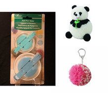 New Clover Pom-Pom Maker  Large  2-1/2 in  3-3/8in  3126