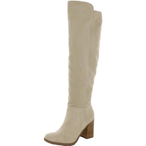 Naturalizer Womens Kyrie Beige Knee-High Boots Shoes 8.5 Wide (C,D,W) BHFO 6085 - Picture 1 of 3