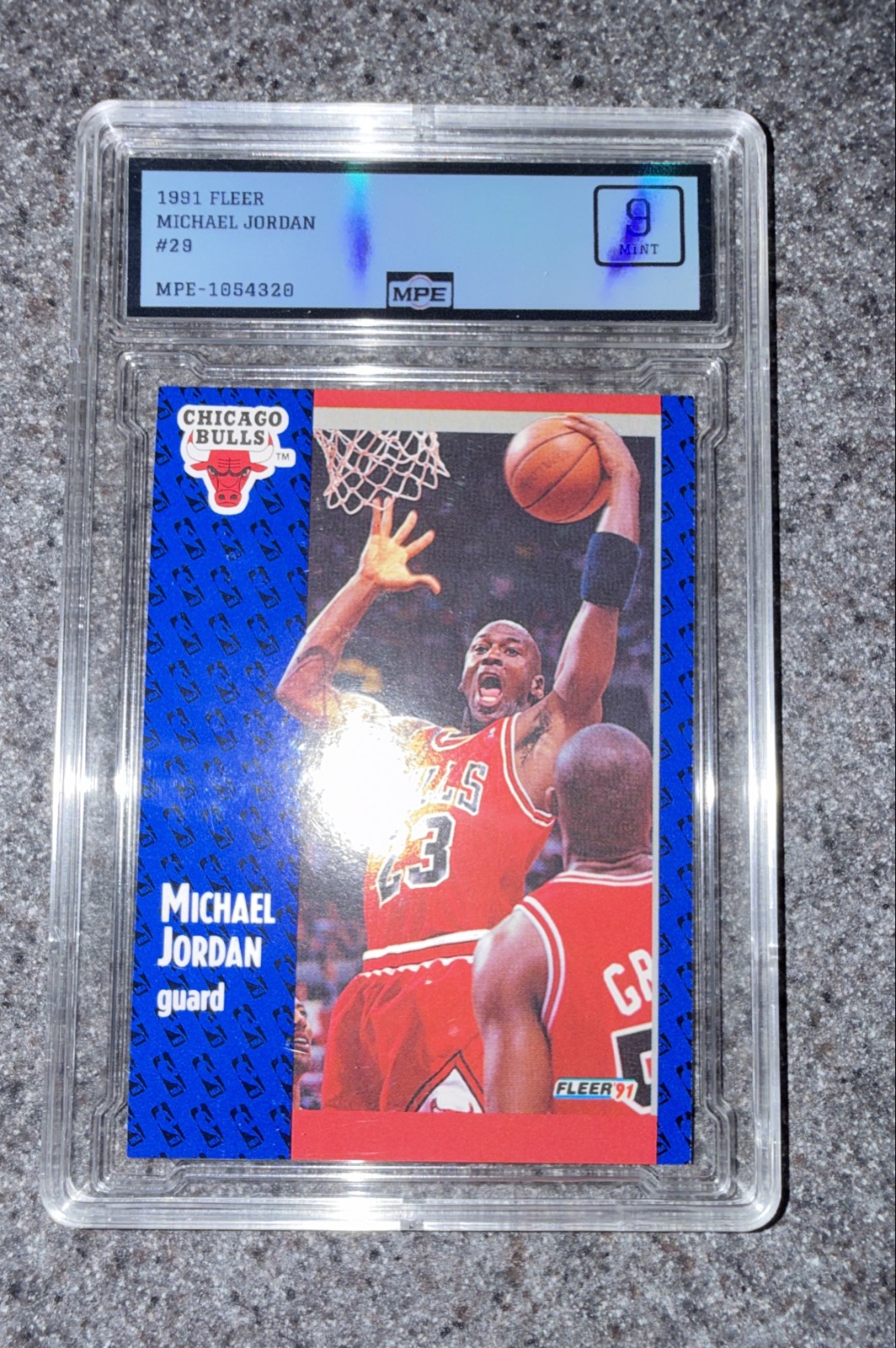 1991-92 Fleer - Michael Jordan #29 MPE Graded 9