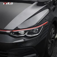 Car Led Red Headlight Sticker Decal Trim For Vw Golf 8 Mk8 Accessories Car Led Red Headlight Sticker Decal Trim For Vw Golf 8 Mk8 Accessories