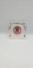 Vintage Glass Ashtray Pennsylvania Threshermen & Farmers Insurance Souvenir GUC