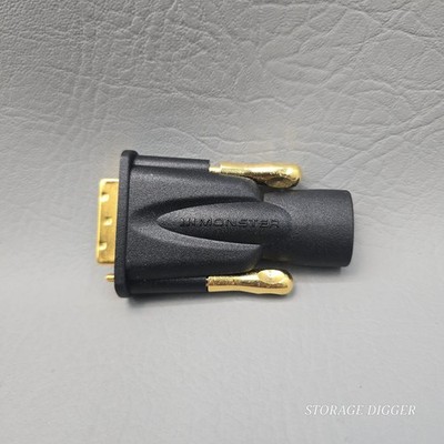 Monster Cable Ultra Home Theater Female HDMI to Male DVI Video Adapter - Black