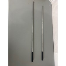 2 Pack Retractable Telescopic Teacher Pointer Hand Presenter Classroom Silver