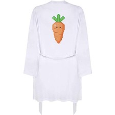 'Retro Gaming Style Carrot' Adult Dressing Robe / Gown RO060468 