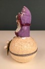 Vintage D Blumchen & CO  Papier Mache Santa on a Snowball Candy Container 1995 — photo 2