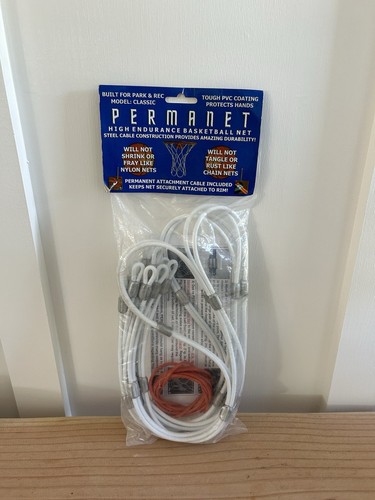 PERMANET High Endurance Vinyl Steel Cable Basketball Net