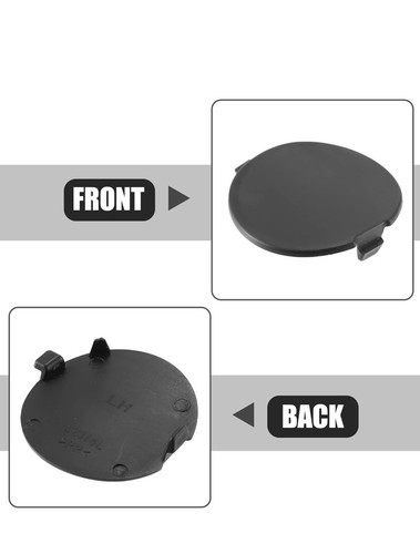 Pieza de 2 tapas de gancho de remolque para parachoques trasero izquierdo derecho aptas para Mazda 3 - Imagen 4 de 4
