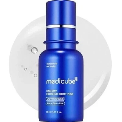 MEDICUBE ONE DAY Exosome Shot 7500 AHA + BHA PHA Pore Care Tightening