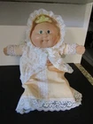 Vtg 1982 Cabbage Patch Kids Girl Blonde Preemie 16" Doll