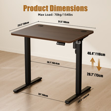 Ergomaker  Electric Standing Desk Height Adjustable for Home Office  Gaming Desk — image 7
