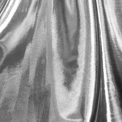Silver Metallic Tissue Lame Fabric 60'' By The Yard Foil Look Costume Cloth