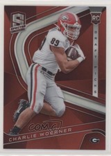 2020 Panini Chronicles Draft Picks Spectra Red Prizm Charlie Woerner #24 8d2