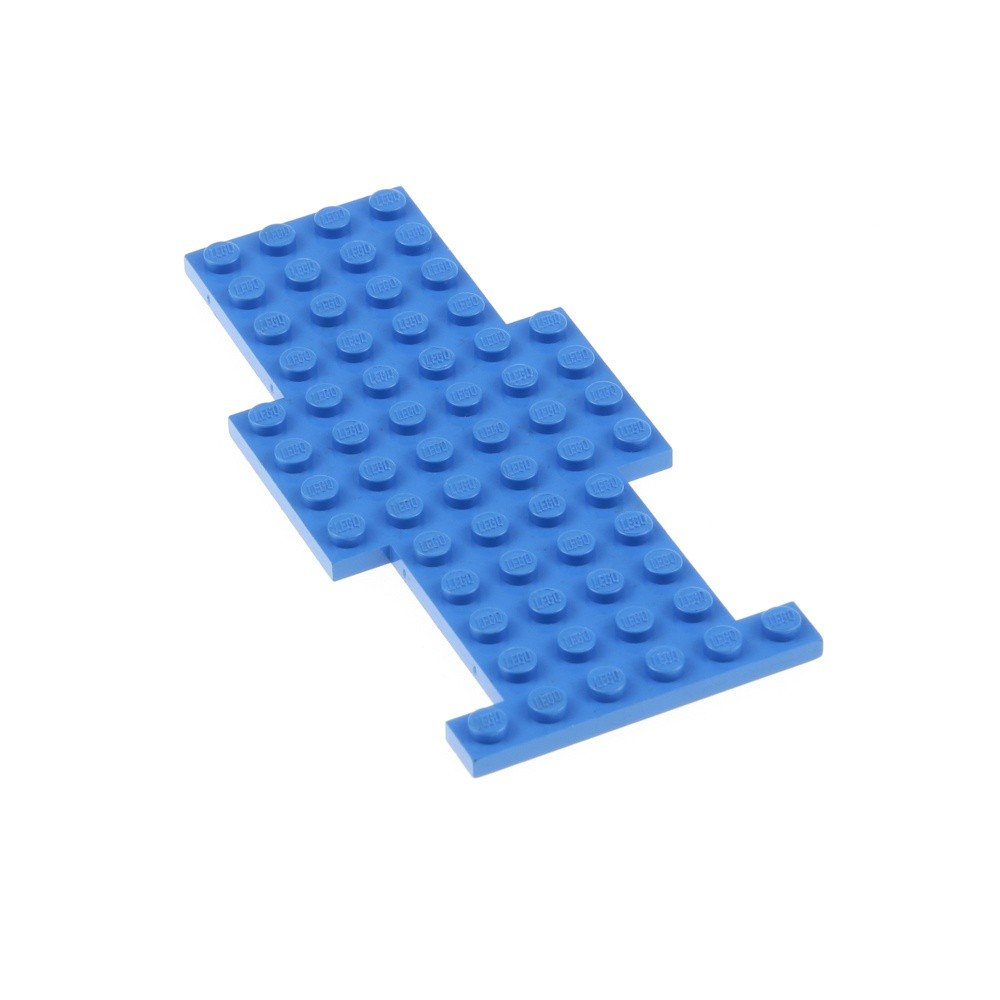 1X Lego Base Plate 6X13 Blue Chassis Car Caravan 382 710 BB0050