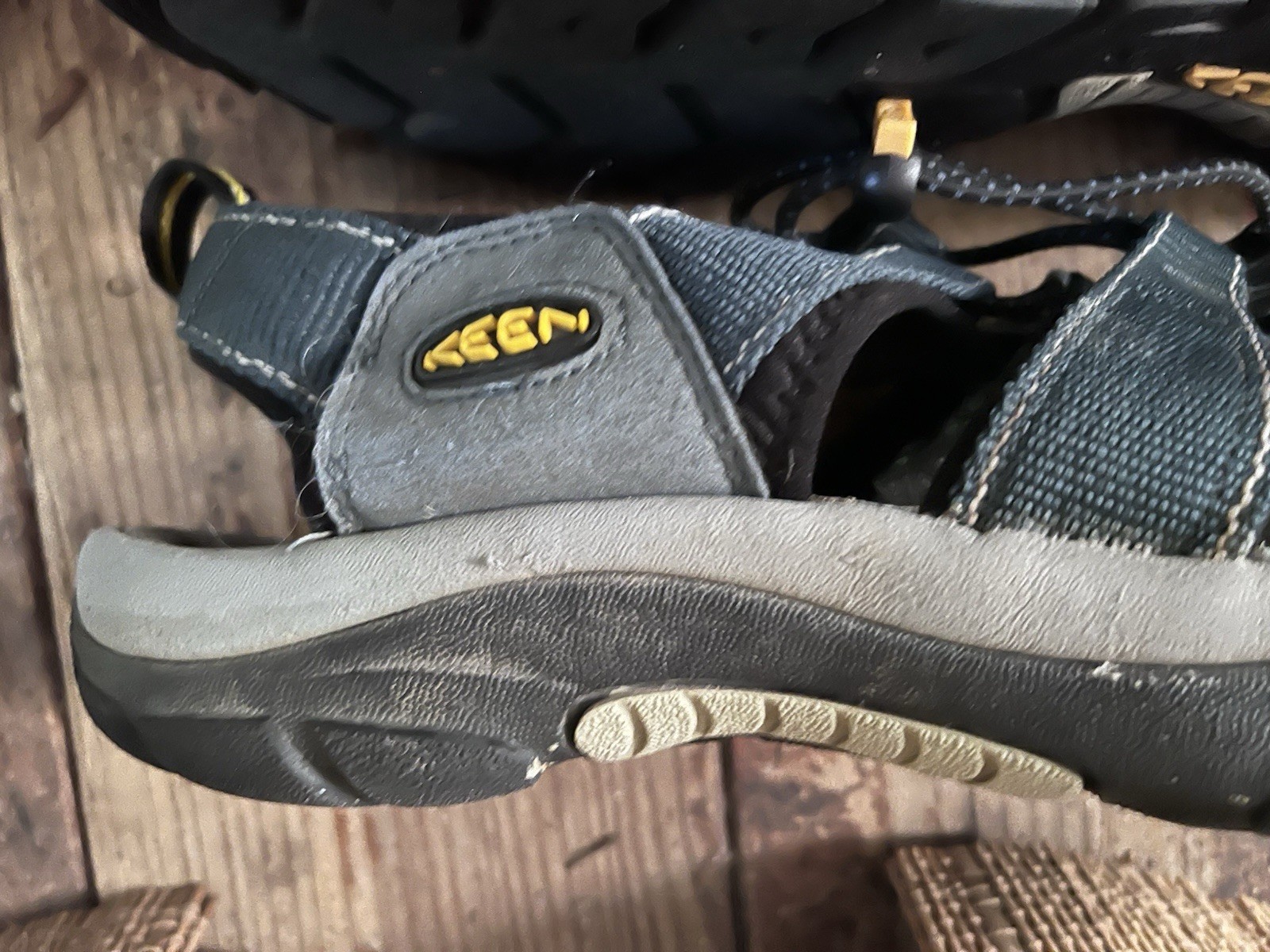 Sandali Keen uomo Newport H2 blu punta chiusa taglia 10