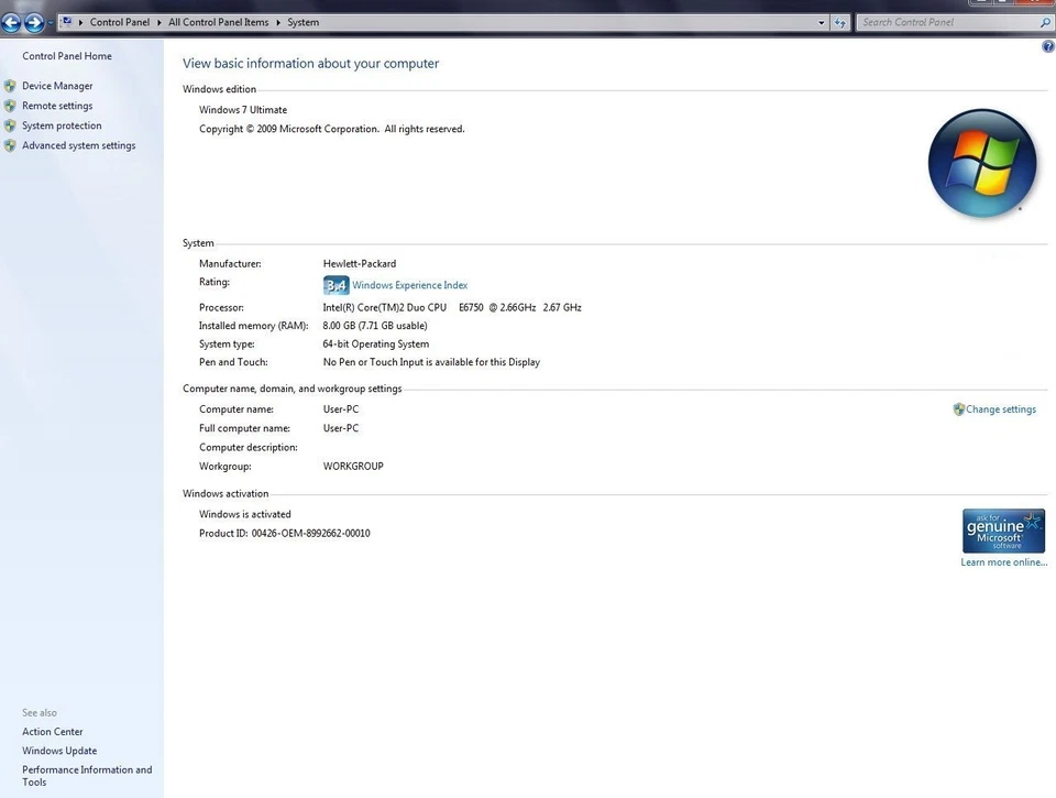 Desktop torre Lenovo ThinkCentre 9088A2U - Imagem 4 de 4
