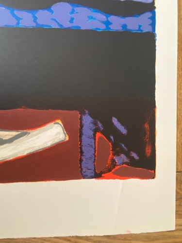 GABRIEL GODARD LIMITED EDITION PRINT FLORAL STILL-LIFE purple brown ARTWORK vase - Picture 5 of 6