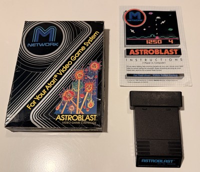 Atari 2600 Spiel -- Astroblast -- von M-Network in OVP NTSC