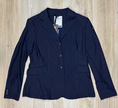 Tredstep Ireland Symphony II Competition Show Coat Navy Blue Stretch Size 10 US