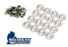 Michigan Motorsports Titanium Retainers with Locks for LS/LT Beehive Springs